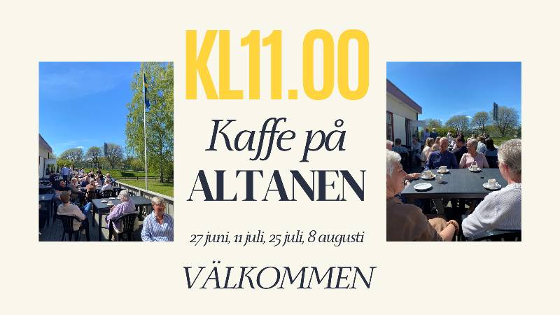 Kaffe på Altanen