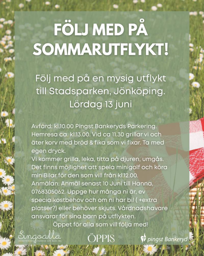 SOMMARUTFLYKT 13 JUNI