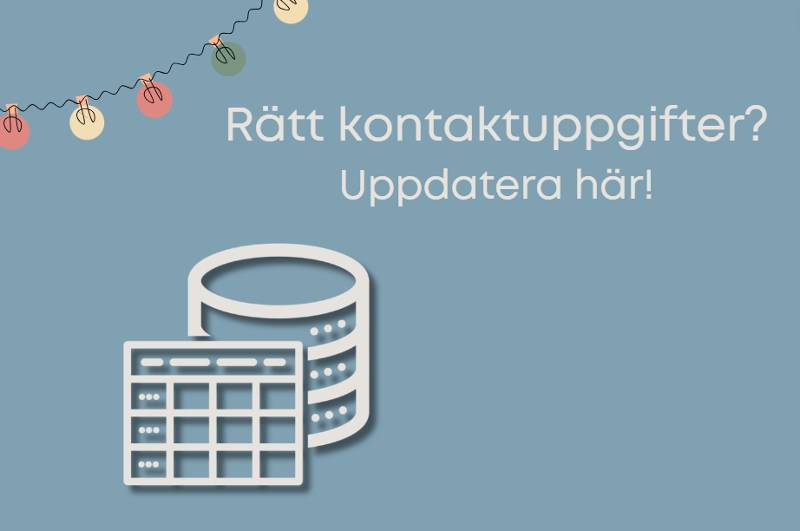 Rätt kontaktuppgifter?