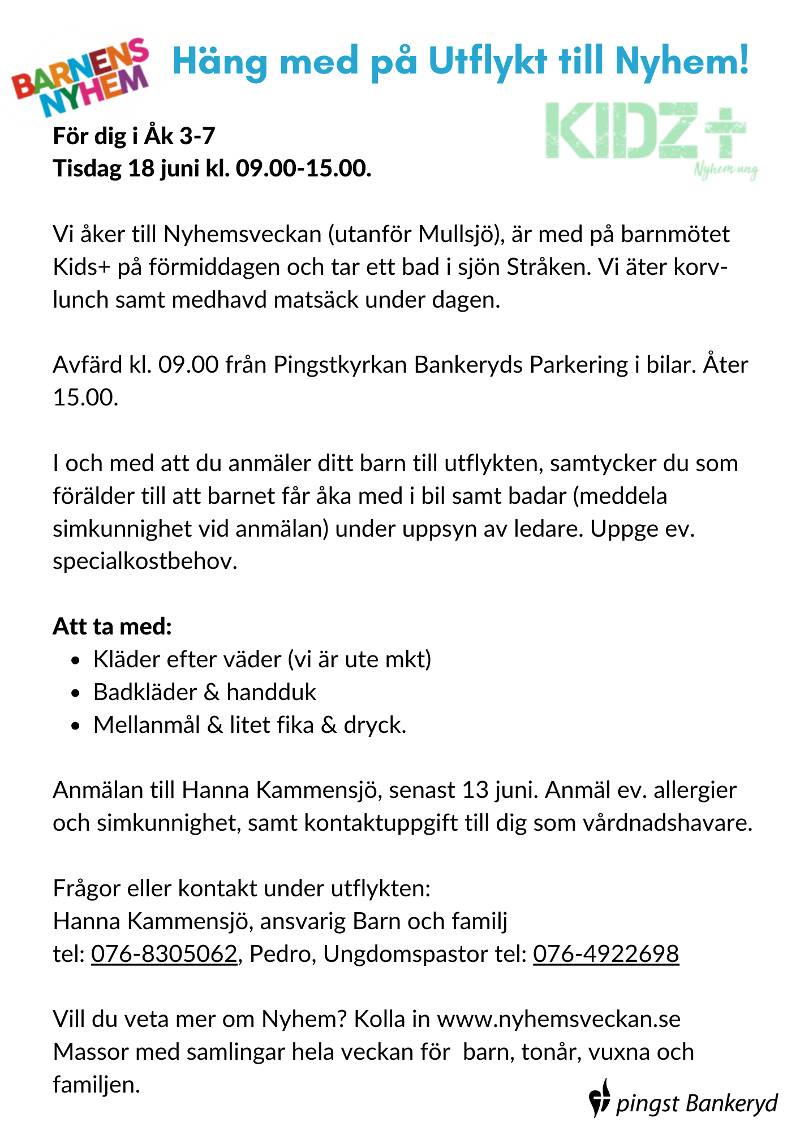 Utflykt till Nyhem
