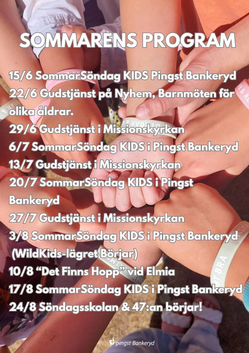 SommarSöndagar KIDS Pingst Bankeryd